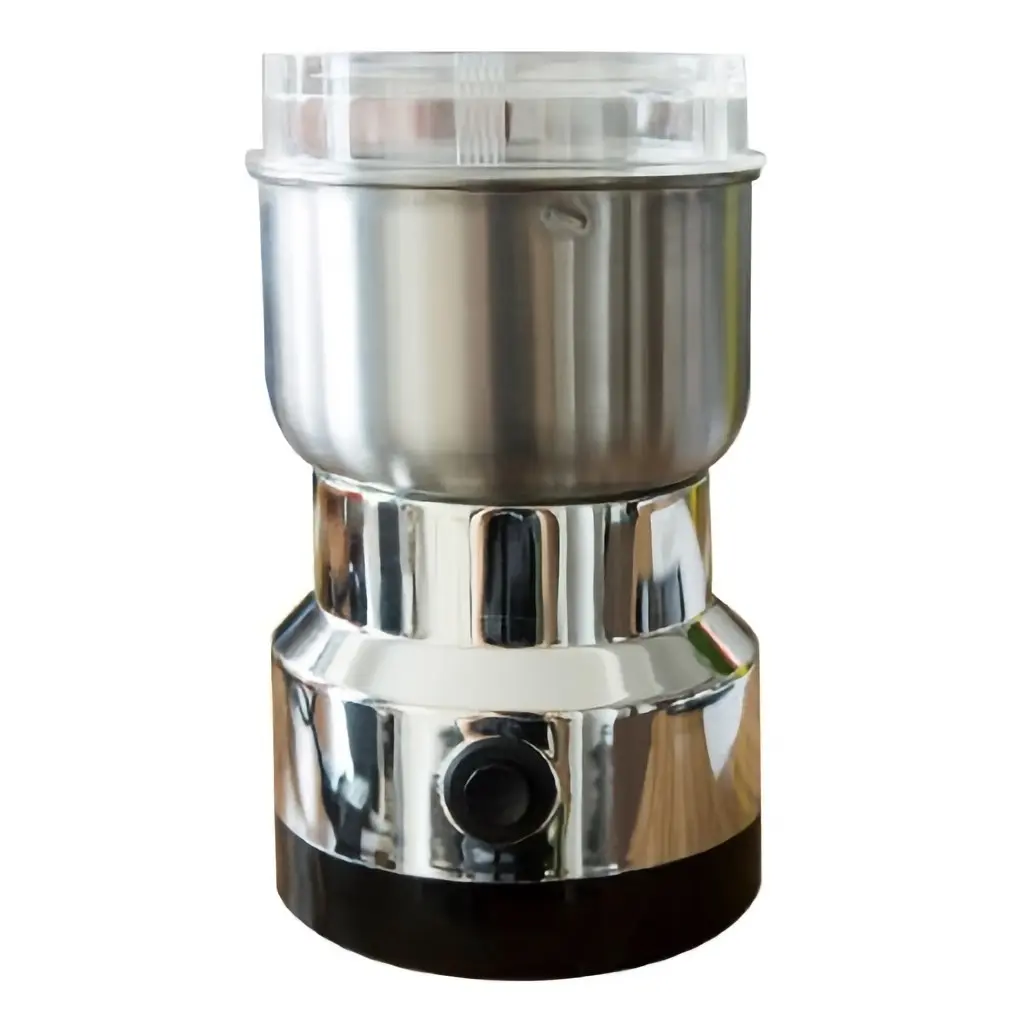 [Liquidação]Moedor Elétrico Inox Multifuncional 4 Lâminas para Café Grãos Sementes Temperos Especiarias 110V/220V