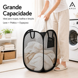 Cesto De Roupa Dobrável Organizador De Brinquedos Lavanderia Caixa Tela Pop-Up IZUSHOP