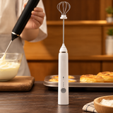 Batedor Misturador Mixer Elétrico para Bebidas Leite Café Clara de Ovo 2 em 1 taobiju