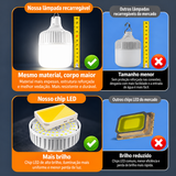 [KIT 2] Luz de Emergência Recarregável – Impermeável, para Feiras Noturnas