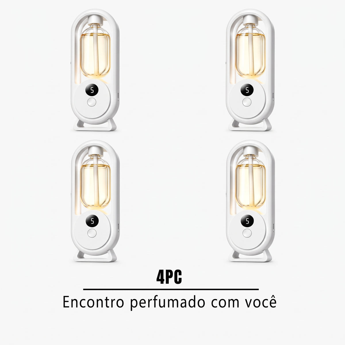 Difusor Automático de Aroma com Luz Noturna, Display Digital, para Uso Doméstico IZUAROMA