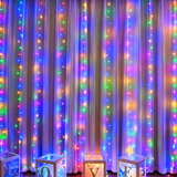 Cortina Led 3x3 Metros 300 LEDs Festa Casamento Eventos Natal Iluminação