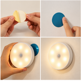 Luz Lâmpada com Sensor de Presença Luminária LED Sem fio Recarregável