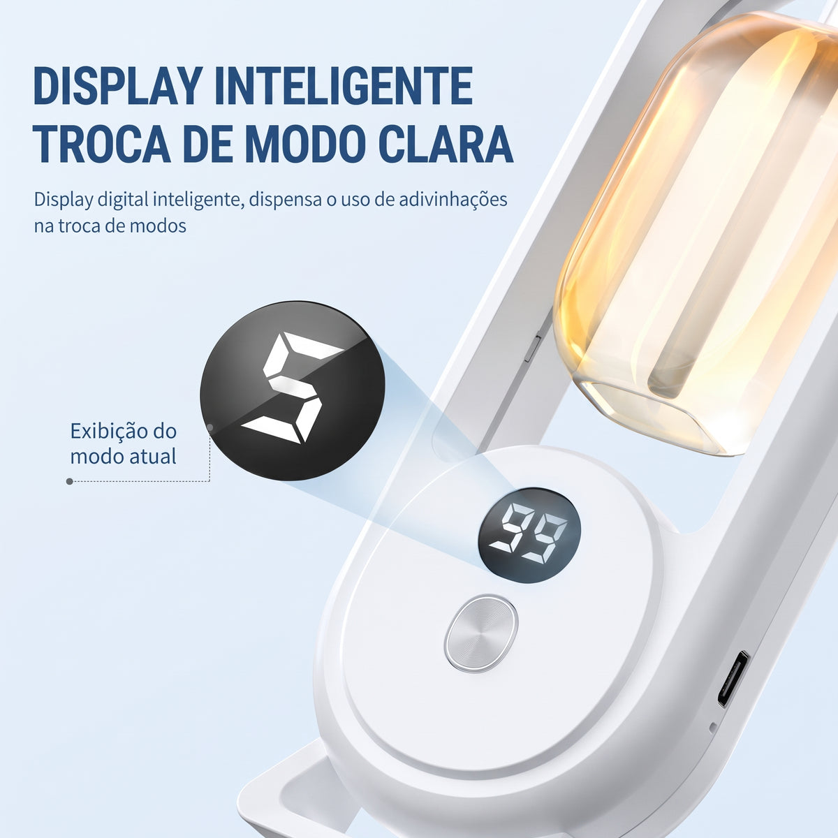 Difusor Automático de Aroma com Luz Noturna, Display Digital, para Uso Doméstico IZUAROMA