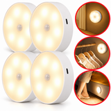 Luz Lâmpada com Sensor de Presença Luminária LED Sem fio Recarregável