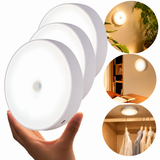Luz Lâmpada com Sensor de Presença Luminária LED Sem fio Recarregável