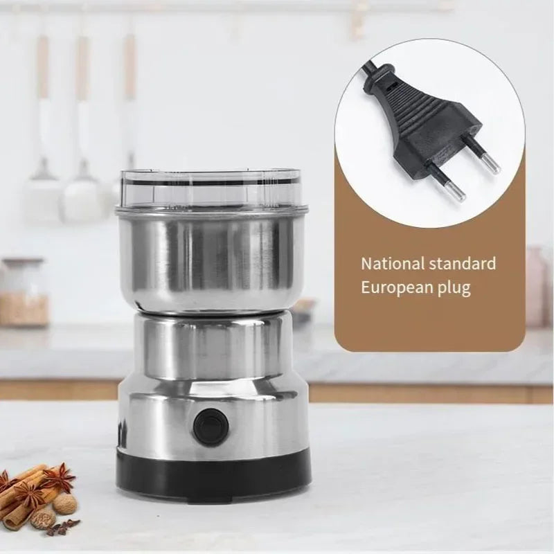 EU Kitchen Multifunctional 4 Blade Home Electric Grain Grinder Coffee Chopper Nut Bean Grinder Flavor Blender
