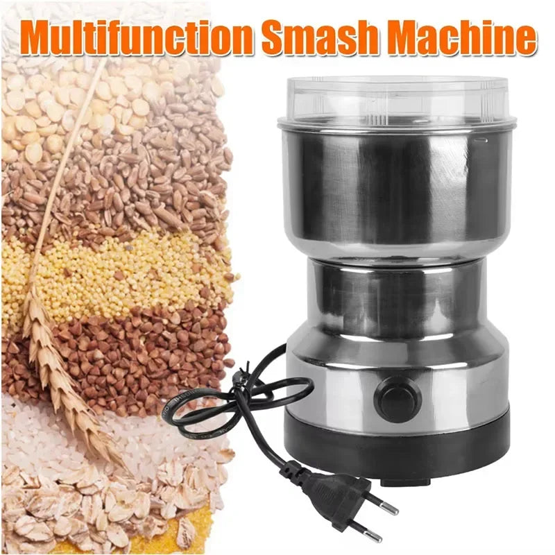 EU Kitchen Multifunctional 4 Blade Home Electric Grain Grinder Coffee Chopper Nut Bean Grinder Flavor Blender