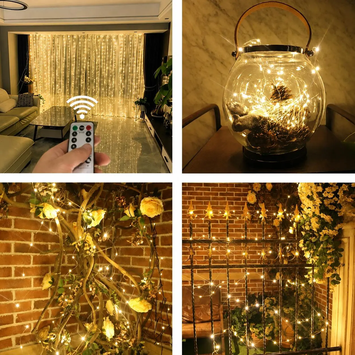Cortina Led 3x3 Metros 300 LEDs Festa Casamento Eventos Natal Iluminação