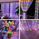 Cortina Led 3x3 Metros 300 LEDs Festa Casamento Eventos Natal Iluminação